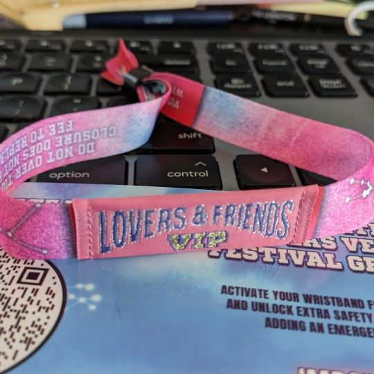 Lovers And Friends Vip Wristband Ticket