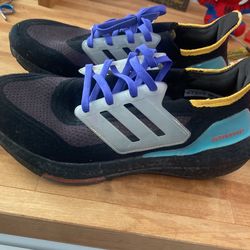 Adidas’s Ultra Boost 21 Black Pulse Aqua