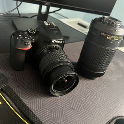 Nikon d3500 camera & accessories 