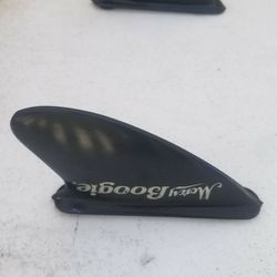 1980's PAIR\SET  of Morey Boogie Board "Skegs" (Two) Fins Old Rare Vintage (AND FREE 140 BOARD TOO!)