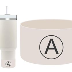  Letter A  Protective Silicone Boot for Water Bottle 40 30 20 oz  Set Of 2