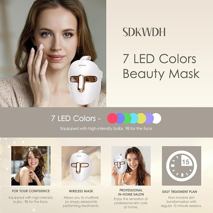 7 Led Face Mask Light Therapy