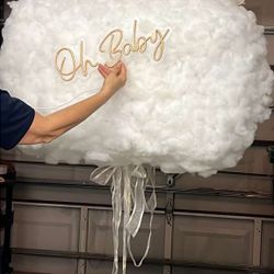 Cloud Gender Reveal Nube Para Revelación De Sexo