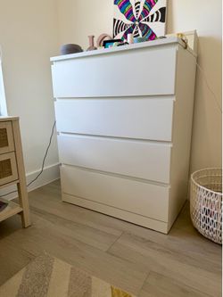 White dresser