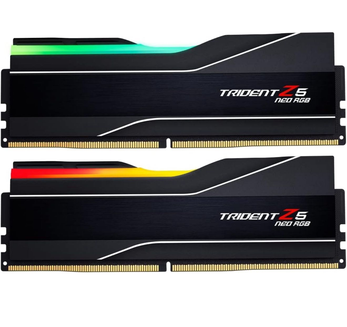G.SKILL Trident Z5 Neo RGB Series (AMD Expo) DDR5 RAM 32GB (2 x 16GB) 6000MT/s CL30-38-38-96 1.35V UDIMM Desktop Memory - Matte Black (F5-6000J3038F16