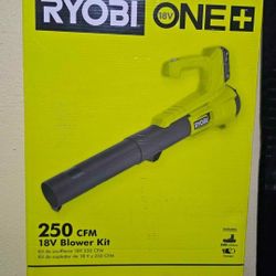 RYOBY 250 CFM 18v BLOWER KIT 