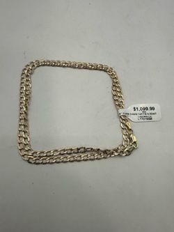 4.3Dwt/6.68g of 14Karat YG Cuban Link Chain