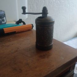 Vintage Brass Pepper Grinder