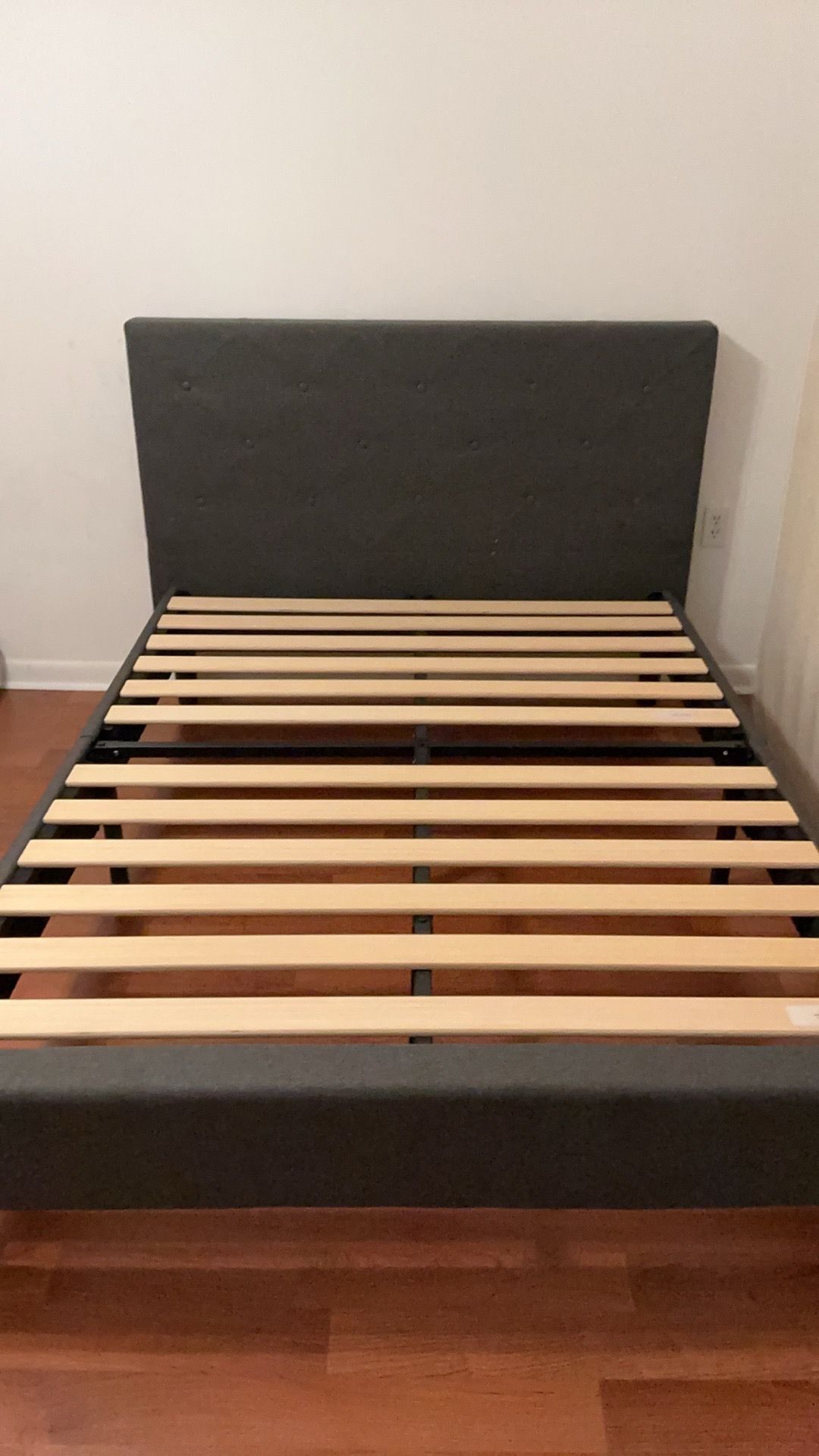 Moving sale full size bed frame missing one screw