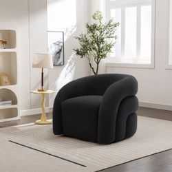 Briggette Upholstered Swivel Barrel Chair 