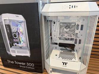 Thermaltake Tower 300 Snow Micro-ATX Case. Missing Some Parts