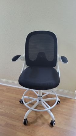 Drafting Office Chair with Footrest Ring