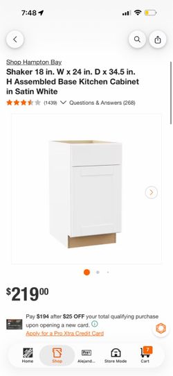 Kitchen cabinet