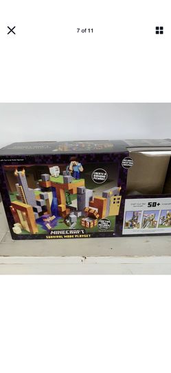Minecraft Survival mode play set.