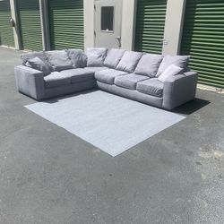 Grey Couch Sectional Set Local Delivery 🚚 💨