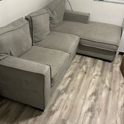 Gray Sleeper Couch, Full Size