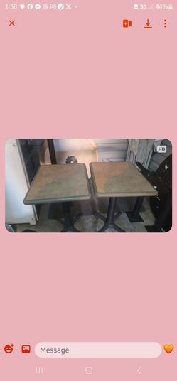 -2- 24 x 20 Restaurant Tables