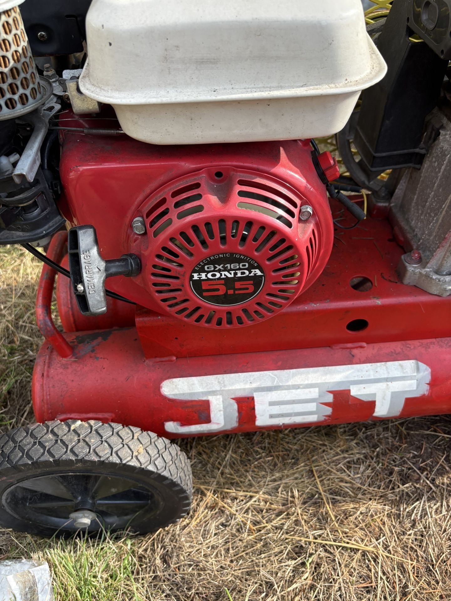 compressor. with Honda engine