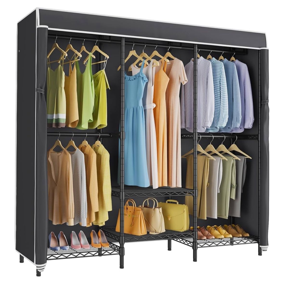 Garment Rack Wardrobe Closet