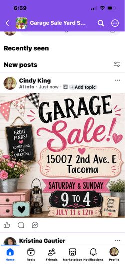 Garage sale