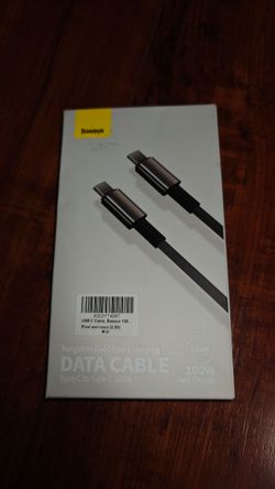 USB Type-C fast charge data/charging cable 100w