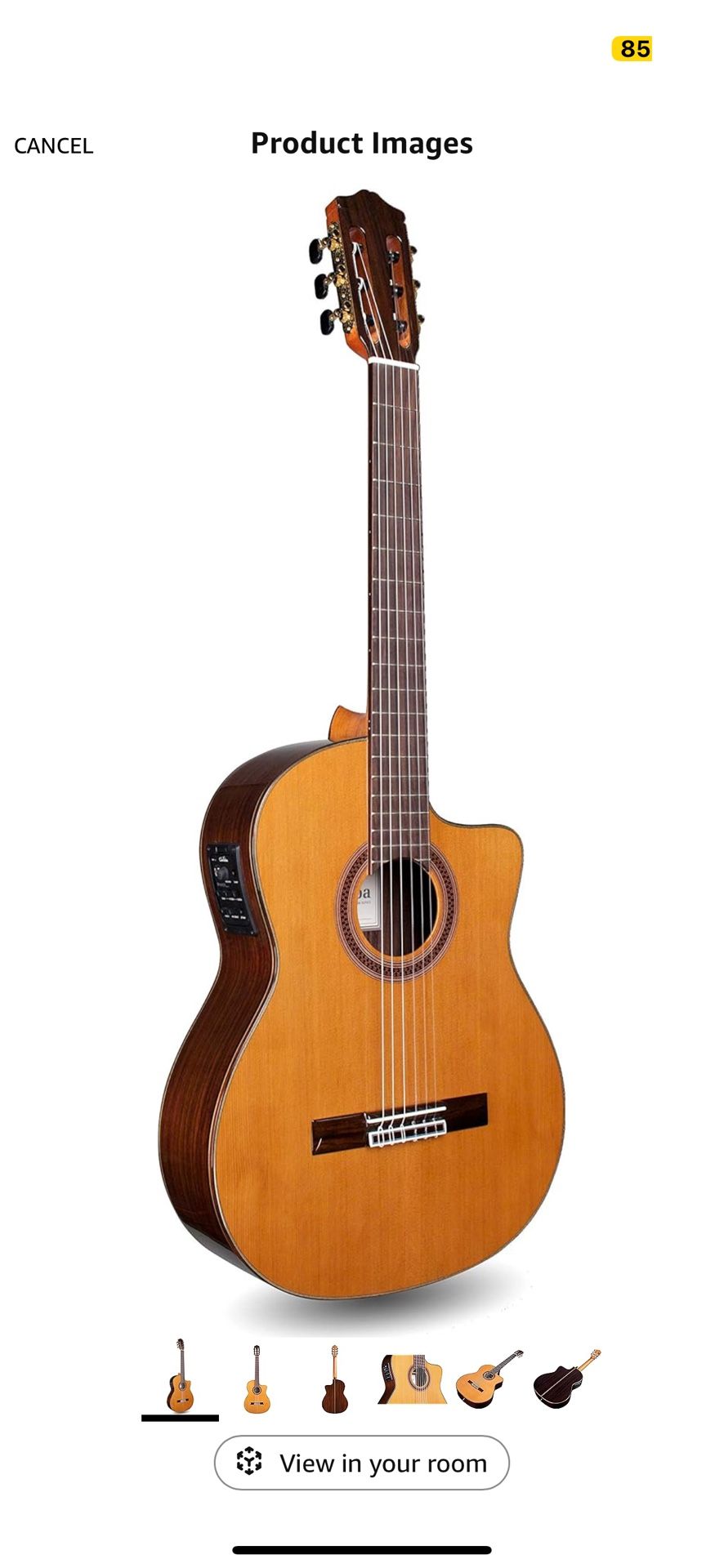 Cordoba C7-CE Classical Nylon Guitar – Solid Top + Electronics + Premium Case