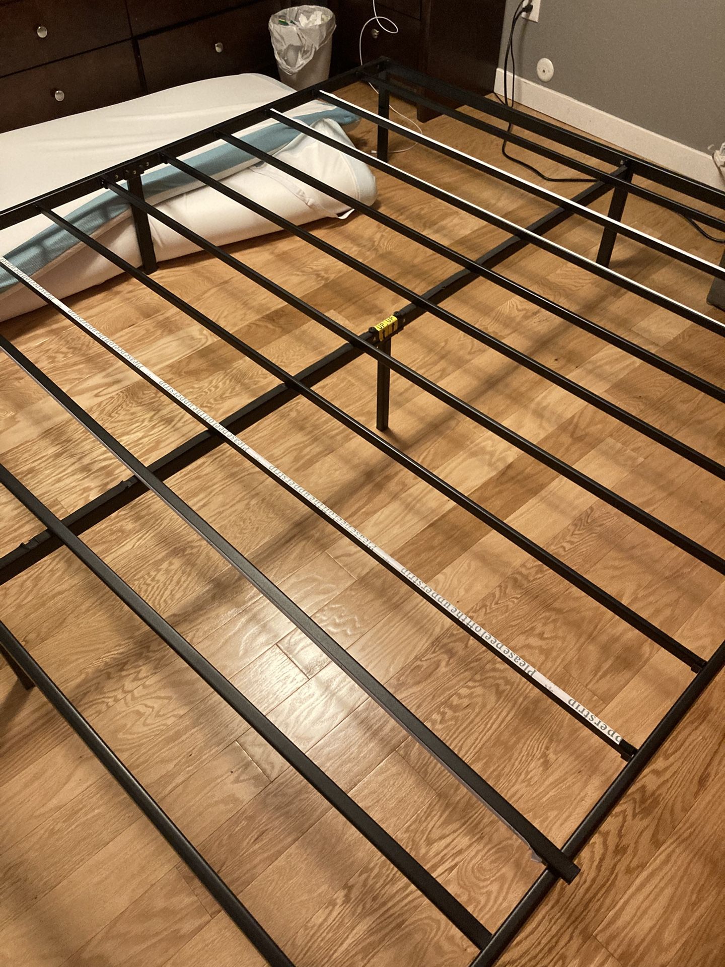 King Bed Frame - Alloy Steel