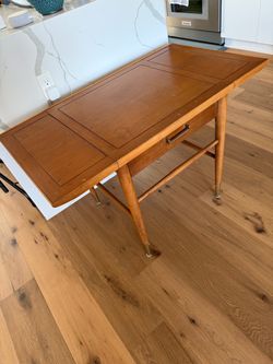 MCM drop leaf side table by Lane circa 1950s