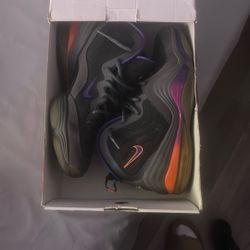 Purple Orange Lebrons Used Bottom A Little Dusty 