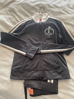 Juicy Couture Brown Track Suit 2-Piece Jacket & Pants Y2K