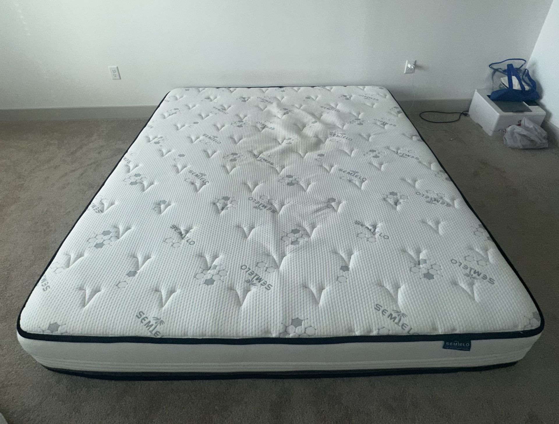 King Size Mattress, 12 Inch King Mattress in a Box, Hybrid Mattress with Memory Foam