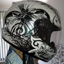 Scorpion EXO-R410 Orchid Graphic Helmet White SZ XS 