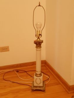 Vintage Candlestick Table Lamp