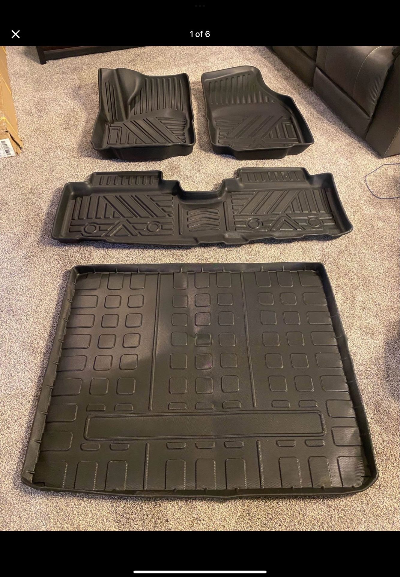 Chevrolet Equinox without Rear Subwoofer 2018-2024 All Weather Floor Liners