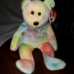 Peace The Bear Original Return Beanie Baby 