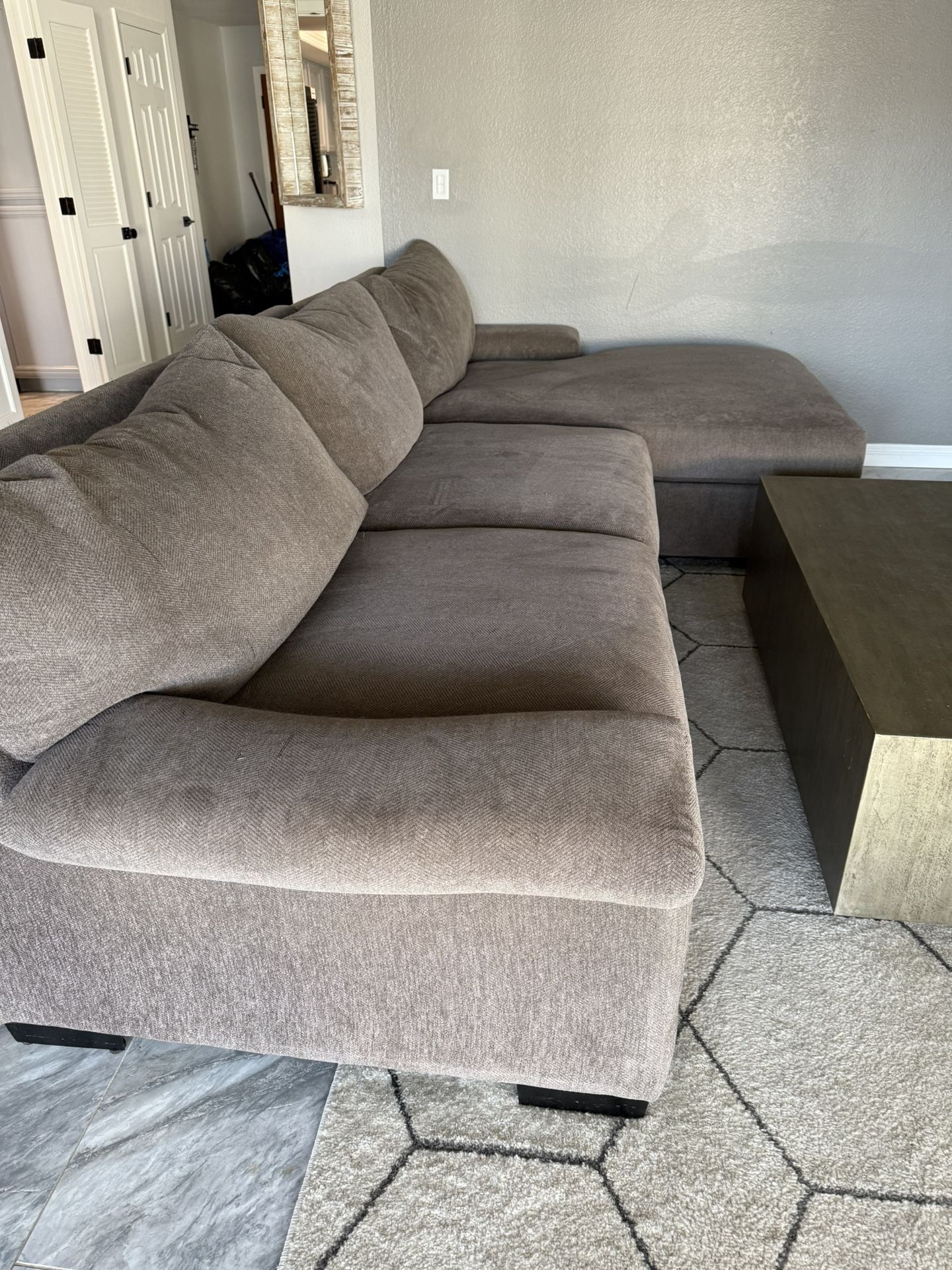 Living Spaces Sectional Couch