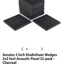 AURALEX 2” STUDIOFOAM - 12 PACK
