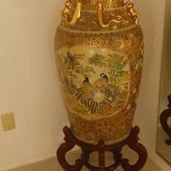 Japanese Satsuma Style Vase
