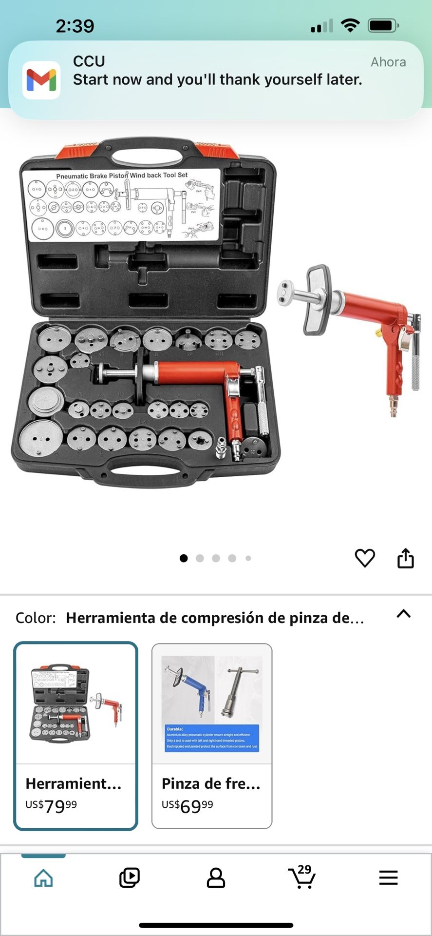 Builtool Pnumatic Kit De Herramienta Para Cambiar 