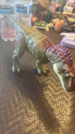 Jurassic World Battle Damage Albertosaurus Green Variant Mattel Movie Dinosaur