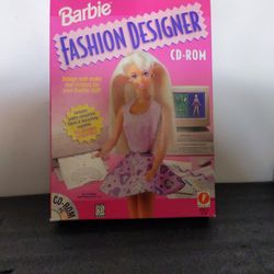 Vintage Barbie Fashion Designer CD- ROM PC Program