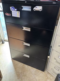 Large 4 Drawer Office Cabinet