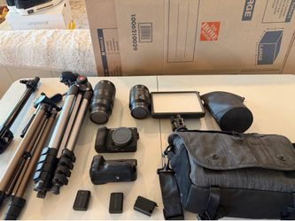 Sony A6500 Mirrorless Camera Bundle-$1650 obo