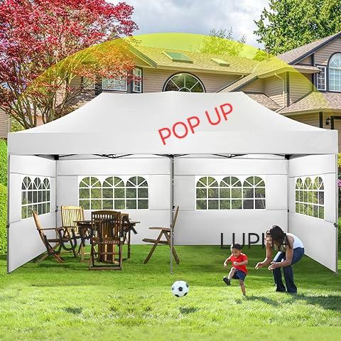 10' X 20' Pop Up Canopy Tent Commercial Instant Shelter Outdoor