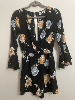 H&M Divided Floral Romper - Brand New w/Tags