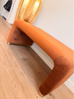Velvet Upholstered Bench