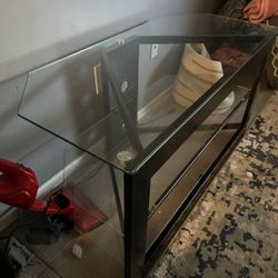 Glass TV Stand
