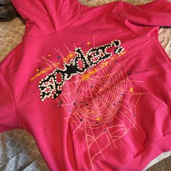 Pink Spirder Hoodie 