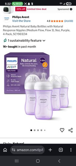 Philips Avent Natural Baby Bottles