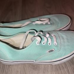 Mint Blue Vans